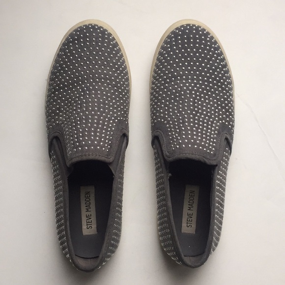Steve Madden Shoes - Steve Madden studded sneakers size 9.5!